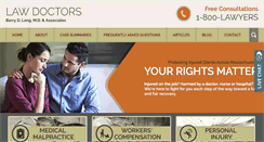 Desktop Screenshot of lawdoctors.com